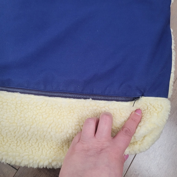 Vintage Holt Renfrew sherpa lined baby sleeping bag - Picture 6 of 13